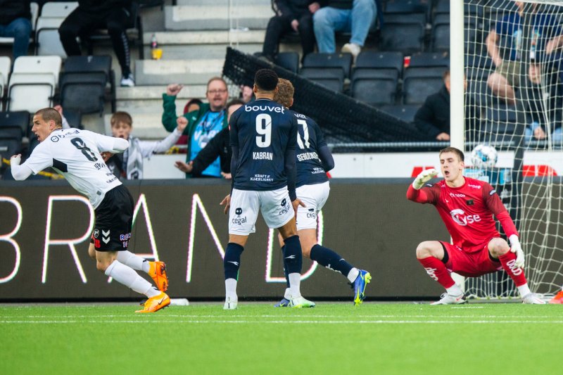Milan Jevtovic fikk nettkjenning mot Viking i forrige runde, da Odd vant 2-1. Foto: NTB