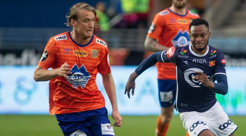 Barstad debuterte i Eliteserien mot Viking i 2017. Foto: NTB Scanpix