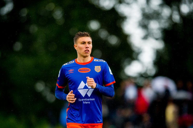 Daníel Grétarsson under bortekampen mot KFUM tidligere i år. Foto: Vegard Wivestad Grøtt / BILDBYRÅN