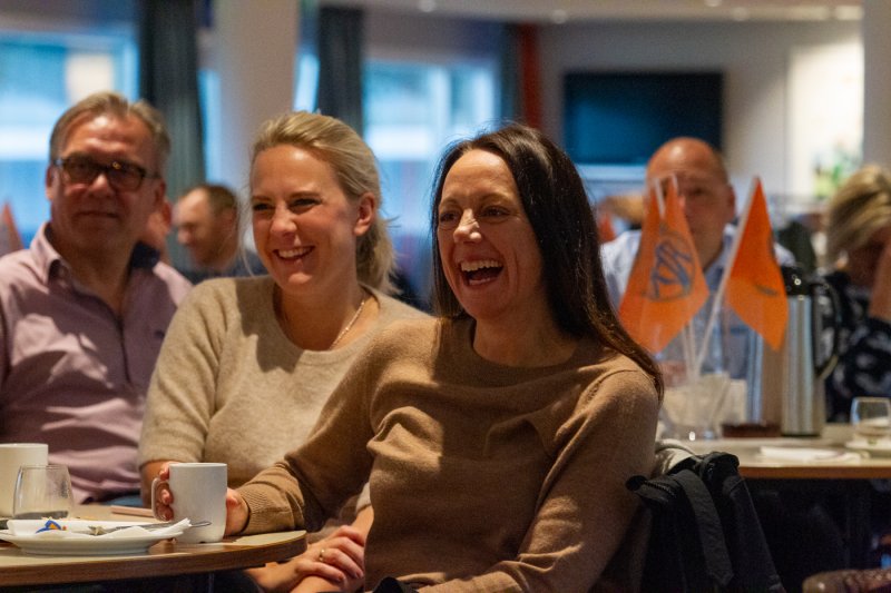 Topp stemning under dagens frokostmøte på Color Line Stadion.