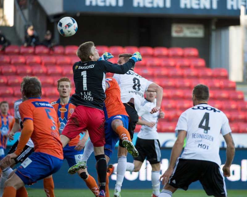 Fra kampen mot Rosenborg i Trondheim, 2016. Foto: NTB Scanpix
