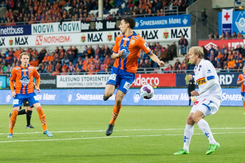 Fra AaFKs 2-1 seier mot Sandefjord i 2015. Foto: NTB Scanpix