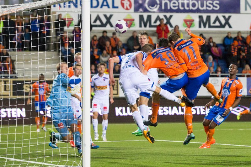 Fra AaFKs 2-1 seier mot Sandefjord i 2015. Foto: NTB Scanpix