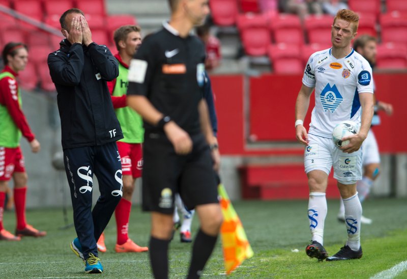 Fra 6-0 kampen mot SK Brann i 2016. Foto: NTB Scanpix