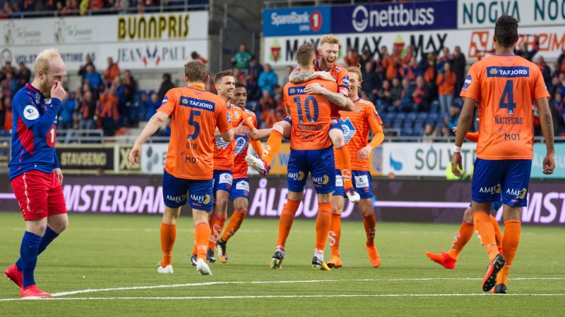 AaFK kunne juble for 4-0-seier over Tromsdalen i vår. Foto: Srdan Mudrinic.