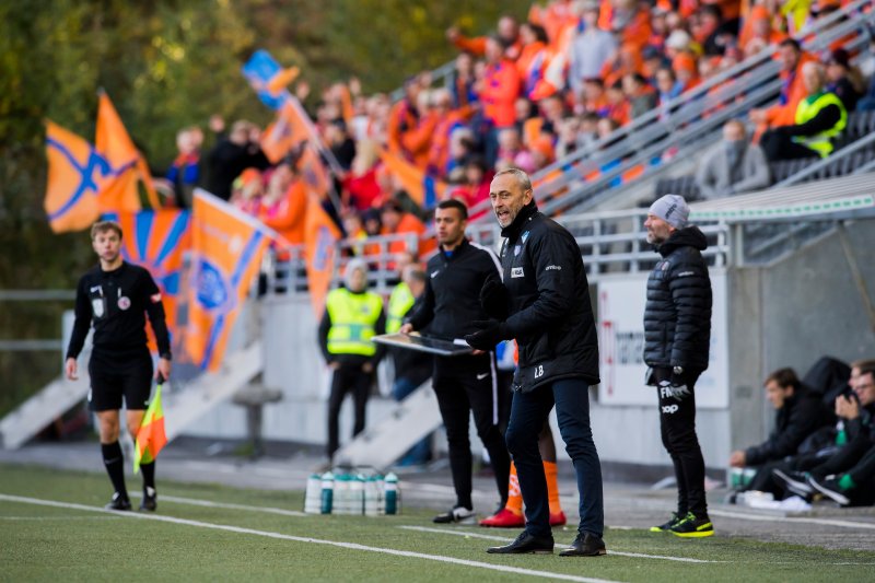 Lars Bohinen ser fram til flere år med tangofotball med supporterne i ryggen. Foto: Fredrik Varfjell / BILDBYRÅN