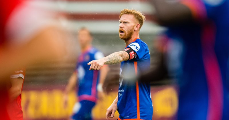 Kaptein Fredrik Carlsen ser fram torsdagens kvartfinale mot Viking. Foto: Marius Simensen / BILDBYRÅN