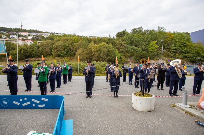 På forrige Fotballtorg spilte Aalesunds Ungdomsmusikkorps. Kommende søndag får vi besøk av Aalesunds Mandsangforening. Foto: Srdan Mudrinic.