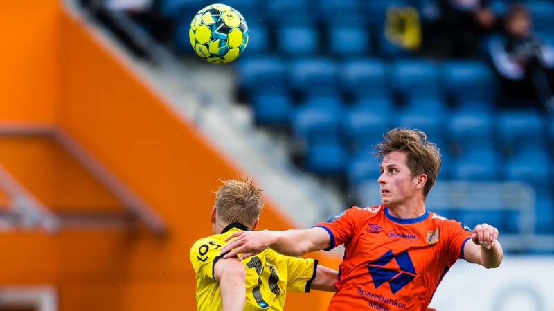 Simen Bolkan Nordli mot IK Start. Foto: Marius Simensen / BILDBYRÅN / Cop 238