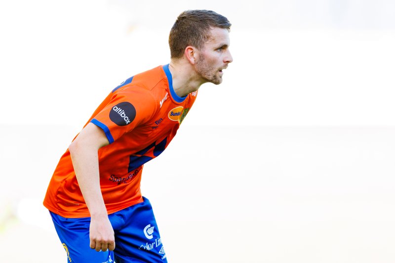 Ålesund 20220418. Aalesunds Torbjørn Kallevåg under eliteseriekampen i fotball mellom Aalesund og Tromsø på Color Line Stadion.Foto: Svein Ove Ekornesvåg / NTB