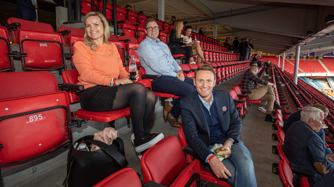 Klubben vår ble representert av partneransvarlig Sarah Isabella Aarøe og salgs -og markedsleder Morten Alnes Grundstad representert. Stig Rune Sætre var med fra vår generalpartner Sparebanken Møre.