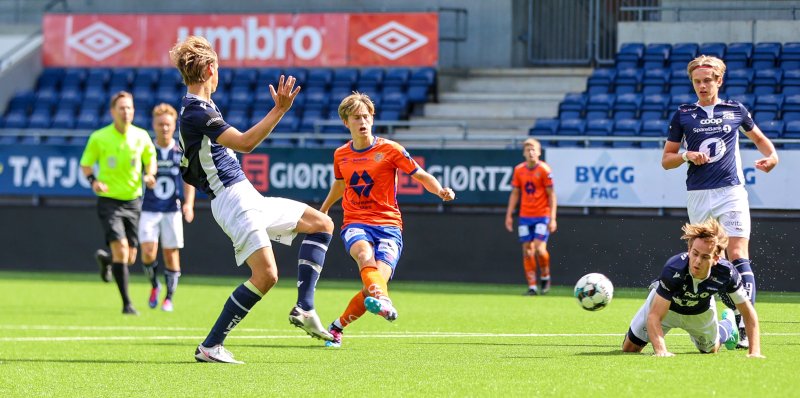 Kristoffer Ødven ble tomålsscorer! Foto: Jon Forberg