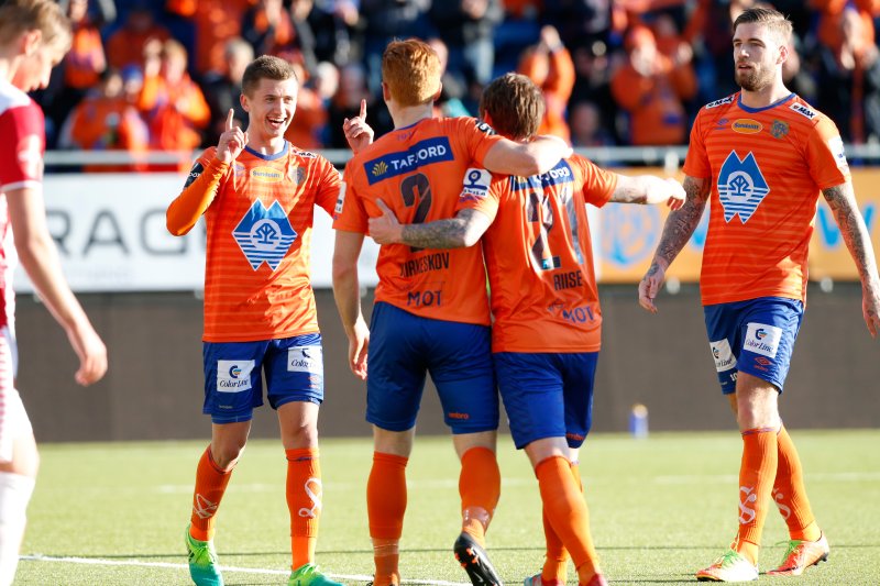 Vebjørn feirer mål mot Tromsø tidligere i vår. Foto: NTB Scanpix