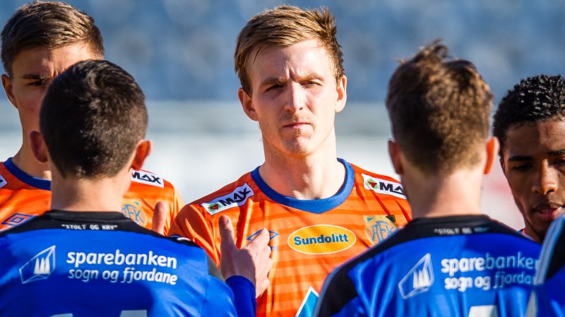 Agdestein under teningskampen mellom AaFK og Florø. Foto: Marius Simensen