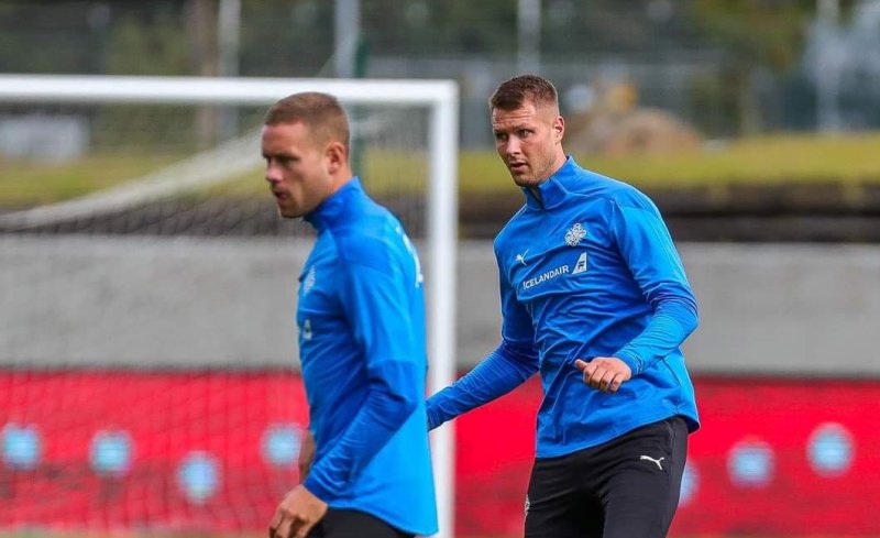 Holmbert Fridjonsson håper på spilletid når Island møter England og Belgia.&nbsp;Foto:&nbsp;Hafliði Breiðfjörð/Fotbolti.net