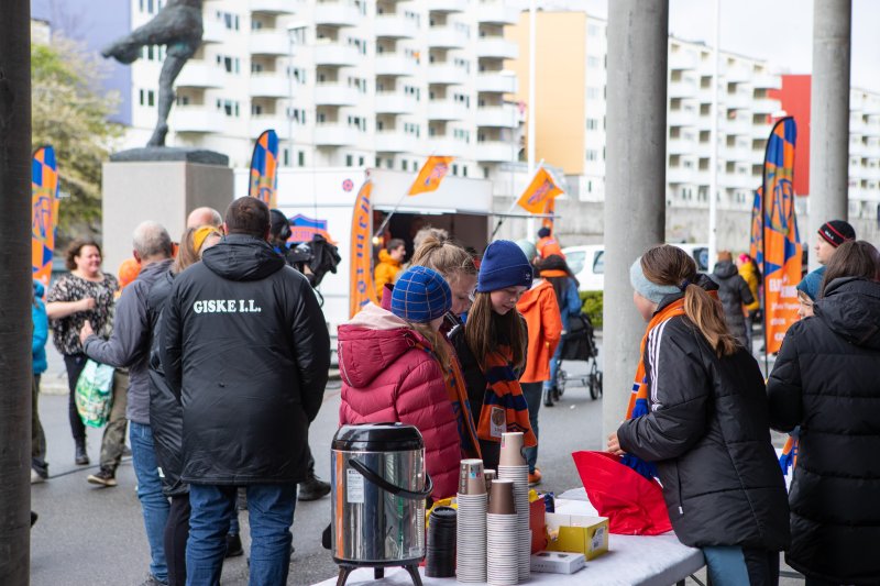 FanZone+ byr på både aktiviteter, underholdning og god mat. Foto: Srdan Mudrinic