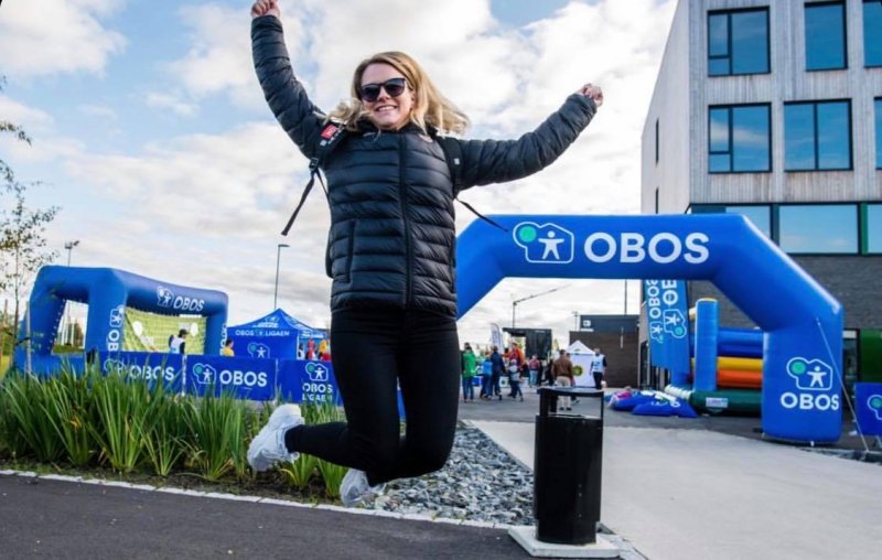 Stolt arrangementsansvarlig Kristin Herje Nørve. Foto: Marius Simensen