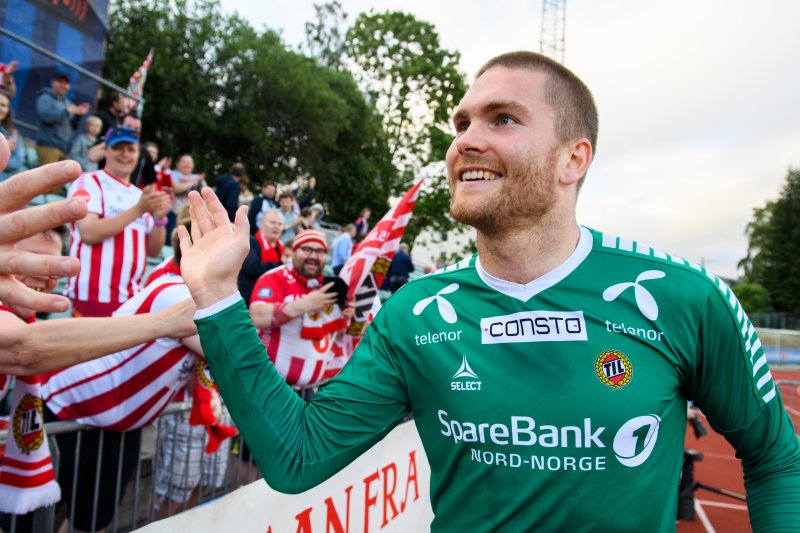 Gudmund er veldig glad i Tromsø, og tilbrakte flere sesonger hos "Gutan". Her fra bortekampen mot Stabæk sommeren 2019. Foto: Vegard Wivestad Grøtt / BILDBYRÅN