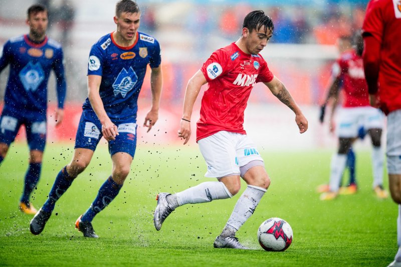 Niklas Castro møtte AaFK som Kongsvinger-spiller i 2018. Foto: Jon Olav Nesvold / BILDBYRÅN