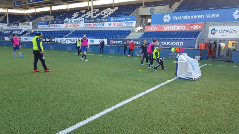 Trening på Color Line Stadion