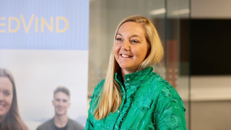 Linda Strømmen fra Sparebanken Møre ser frem til å være en del av Medvind.